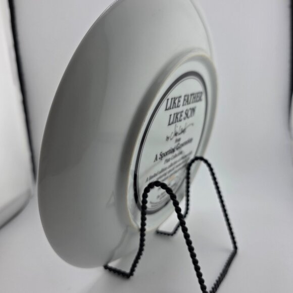 The Hamilton‎ Collection Limited Edition Like Father Like Son Collector Plate - Picture 4 of 5